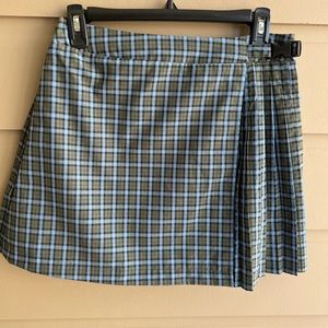 Wild Fable Plaid Pleated Mini Skirt Size S